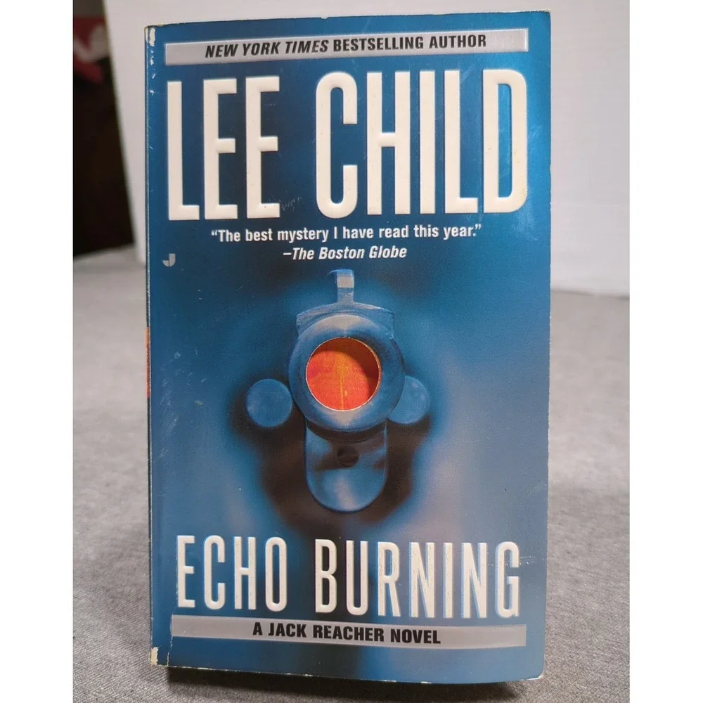 Early Jove Edition VTG Reacher Lee Child Running Blind Echo Burning Without Fail